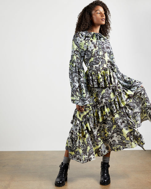 <P Class="Description">Statement Blouson Sleeves, Oversized Collar And Prints, Please. When It Comes To Looking The Part, ...